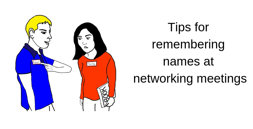 How to remember names at networking meetings