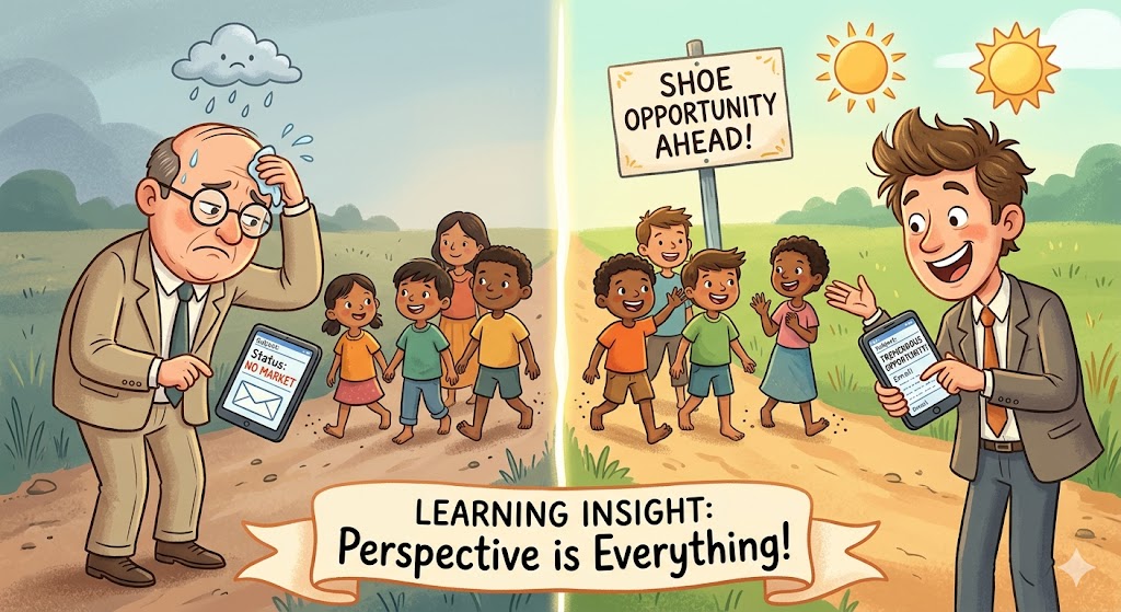 Perspective is Everything: The Shoe Factory Parable